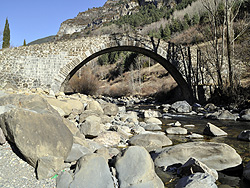 Canfranc. The Canfranc Bridge
