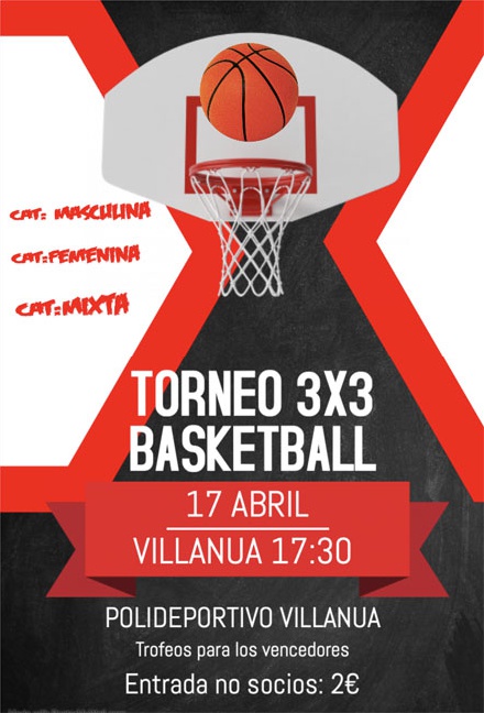 Torneo de basket 3X3, en Villanúa