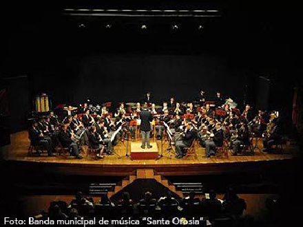 Concierto de Santa Cecilia de la Banda Santa Orosia, en Jaca