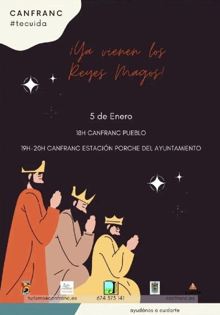 Reyes Magos, en Canfranc