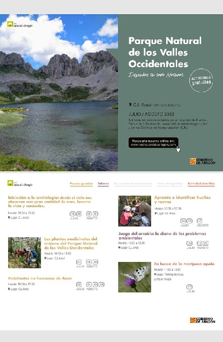 Actividades de la Red Natural de Aragón, en el Valle de Ansó