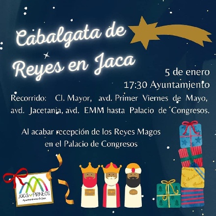 Cabalgata de Reyes, en Jaca