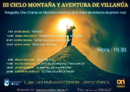 III Ciclo de Montaña y Aventura, en Villanúa