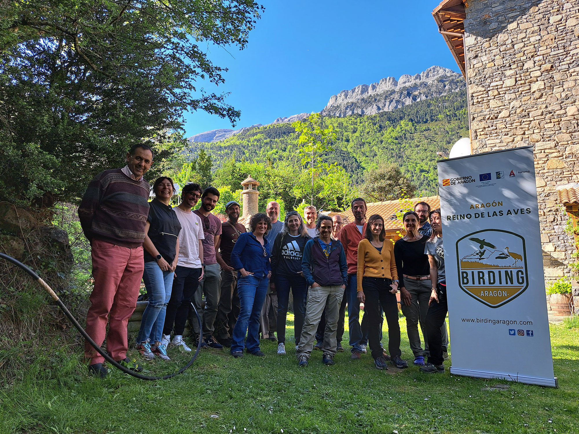 La Jacetania acoge un evento de Birding Aragón con agentes turísticos