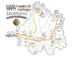 Camino de Santiago Aragonés (Mapa)