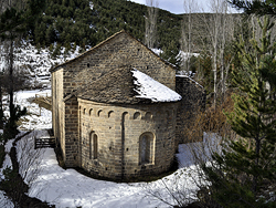 Borau. Église de San Adrián de Sasabe. XIº-XIIº Siècles
